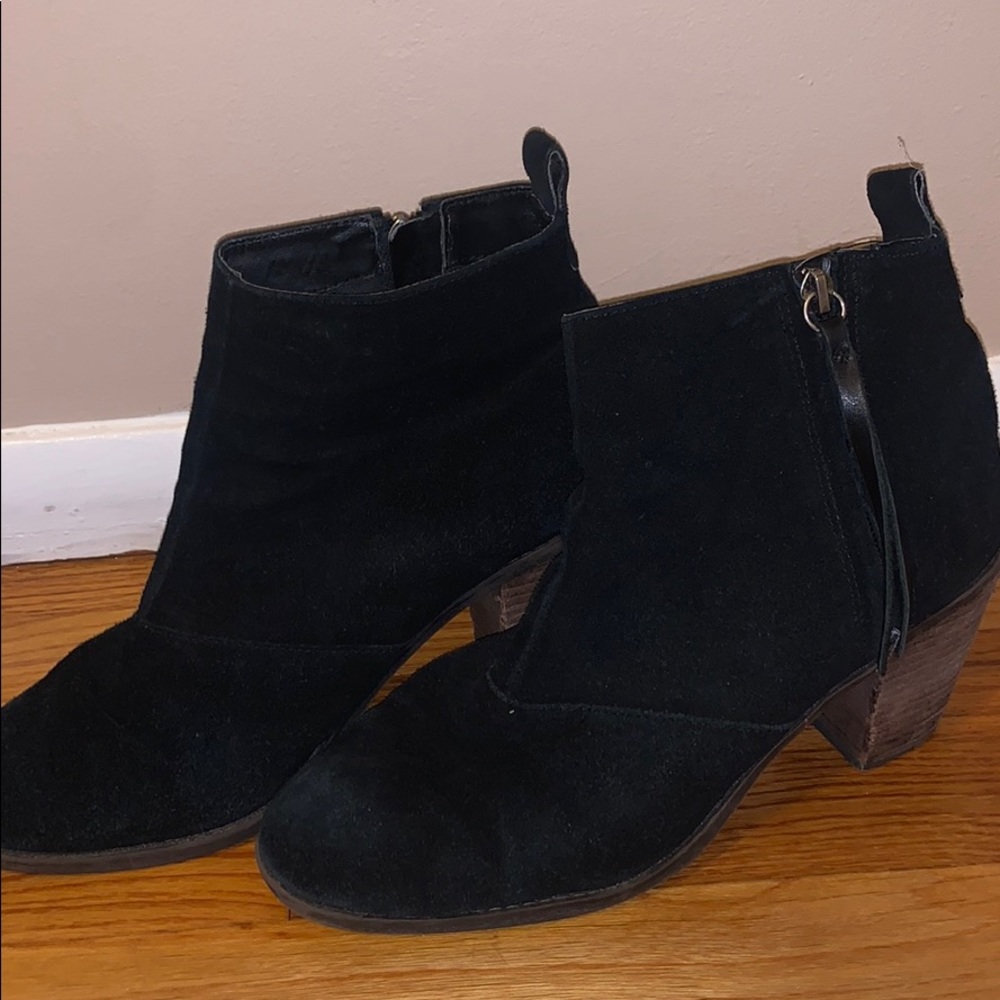 Suede Heeled Booties